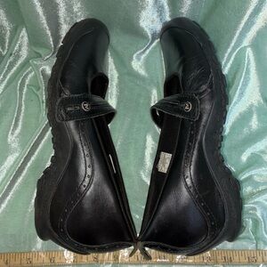 Merrell Black Leather Loafers
